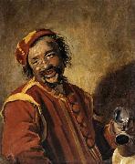 Frans Hals Lachende man met kruik Spain oil painting artist
